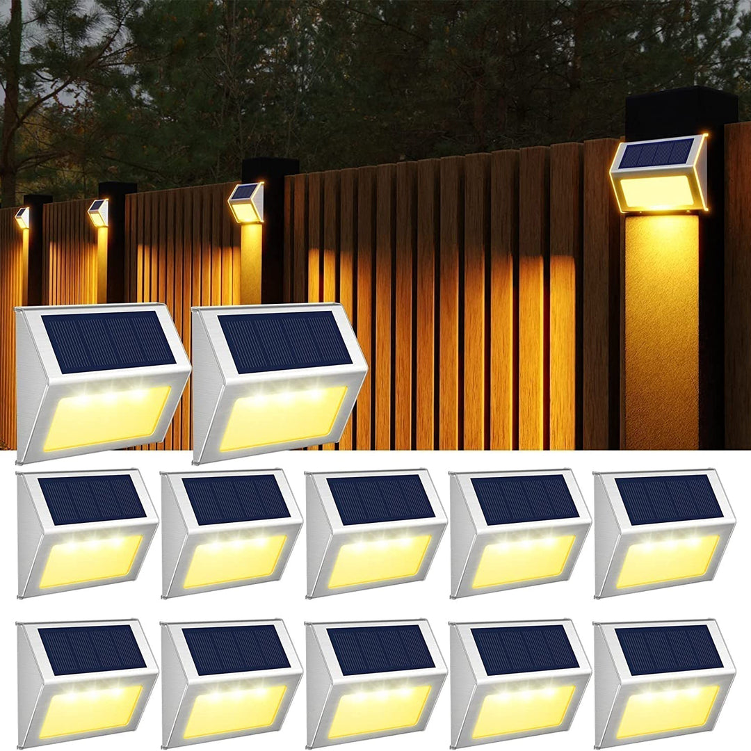 Solar Wandleuchte mit kompakter Form für Wege und Hauswände