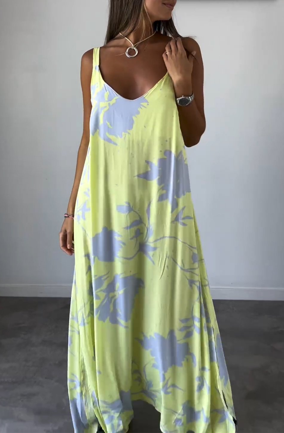 Trendy Printed Women’s Dress