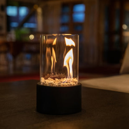Dekorative Tischkamin-Lampe – Ideal für Zuhause und gemütliche Abende