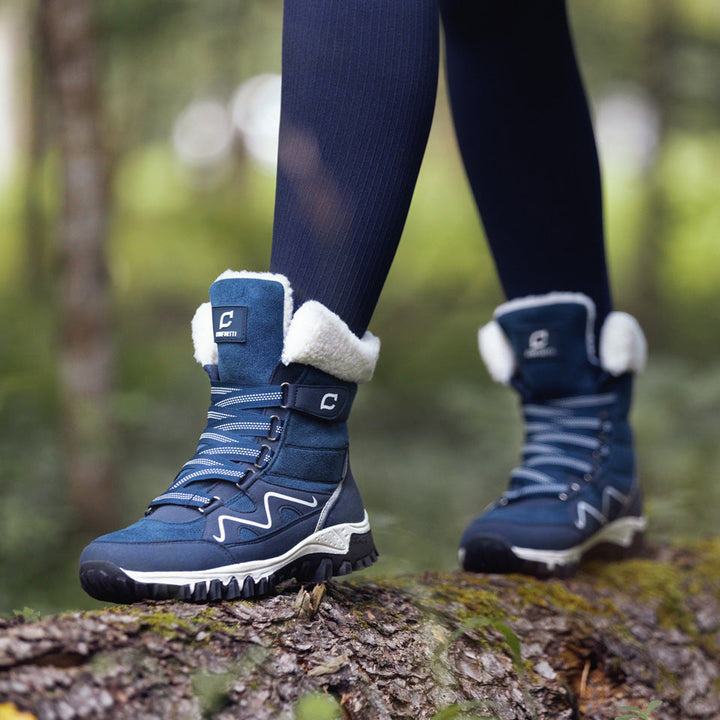 Damen Winterstiefel Mit Thermofutter Und Wetterfestem Design