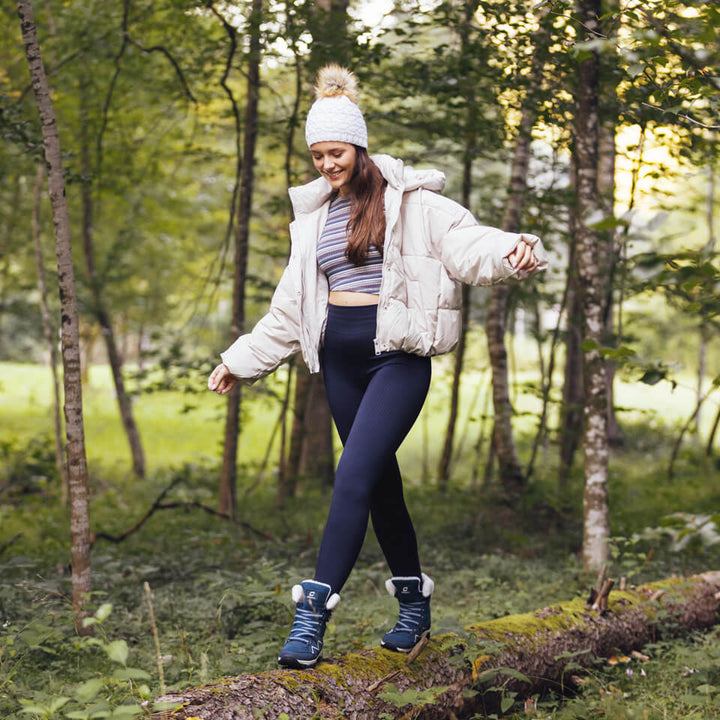 Damen Winterstiefel Mit Thermofutter Und Wetterfestem Design