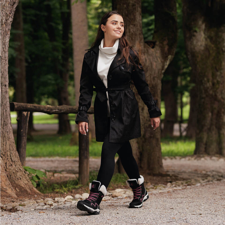 Damen Winterstiefel Mit Thermofutter Und Wetterfestem Design