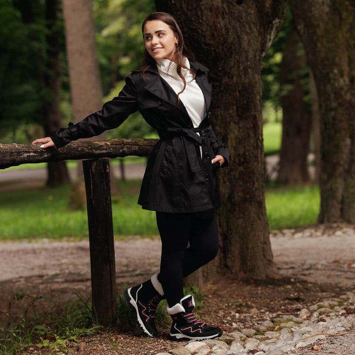 Damen Winterstiefel Mit Thermofutter Und Wetterfestem Design