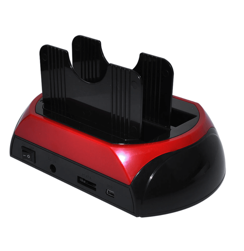 USB Festplatten-Dockingstation mit Kartenleser & Plug-and-Play Funktion