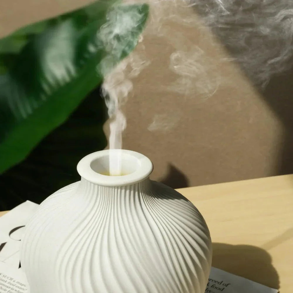 Moderner Ultrasonic Aroma Diffuser Im Boho Design