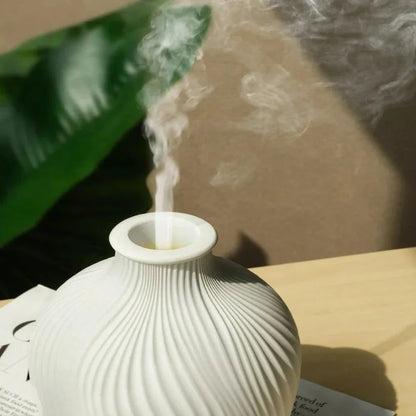 Moderner Ultrasonic Aroma Diffuser Im Boho Design