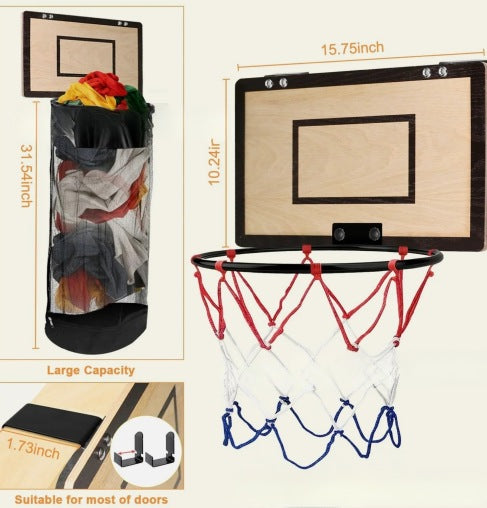 Wäschekorb Basketball Design Zur Türmontage