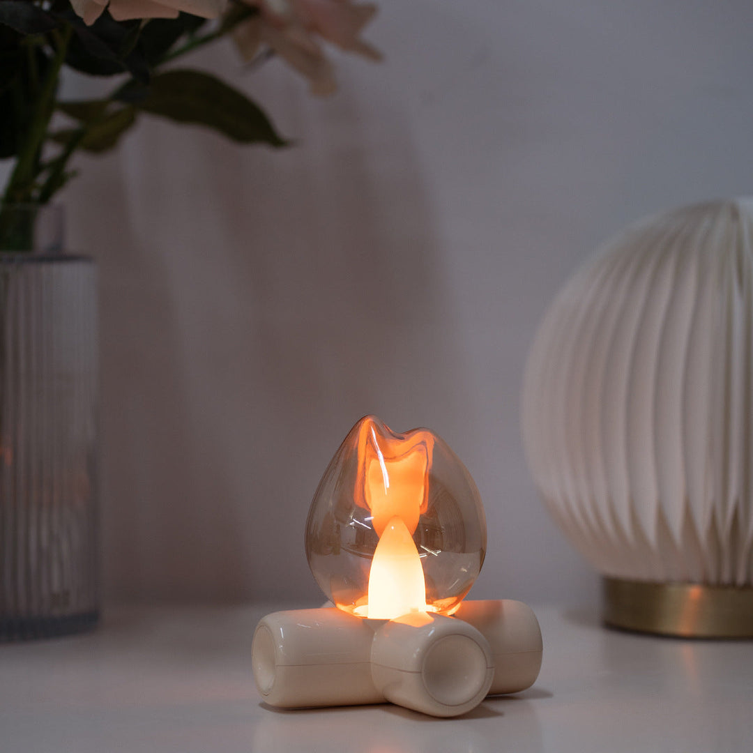 Bedside Table Lamp Decorative Fireplace Design