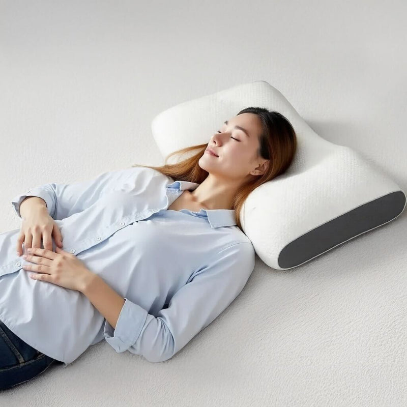 Schlafkissen mit entspannendem Design und sanfter Nackenstütze