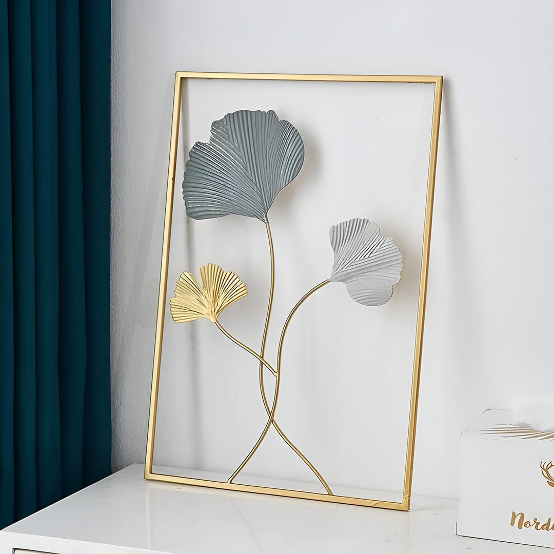 Metall-Wandkunst im nordischen Design