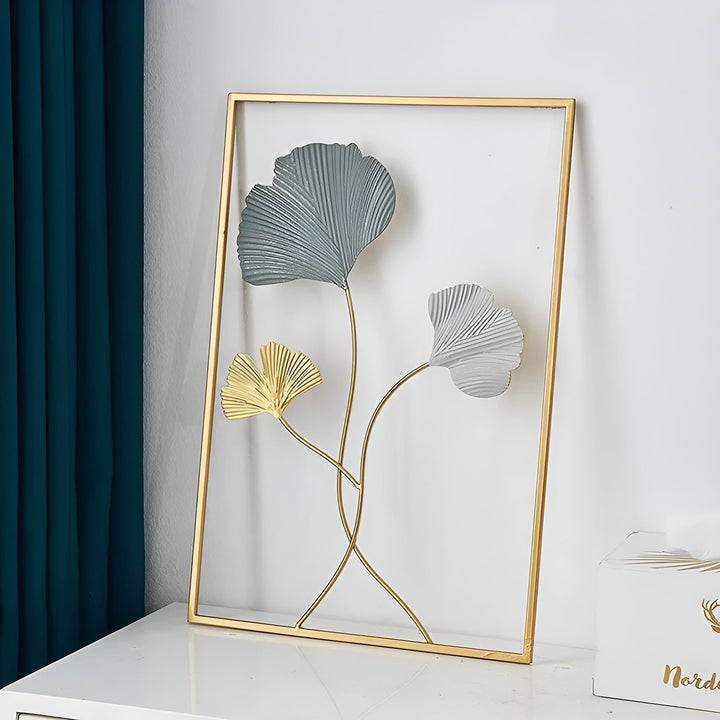 Metall-Wandkunst im nordischen Design