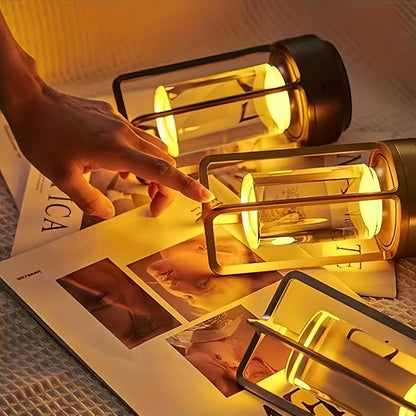 Wiederaufladbare Kristall-Tischlampe – Touch-gesteuert & USB-betrieben