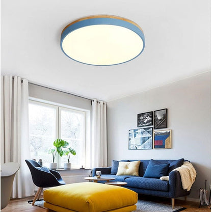 Moderne LED Deckenleuchte mit rundem Design für Wohnzimmer und Schlafzimmer