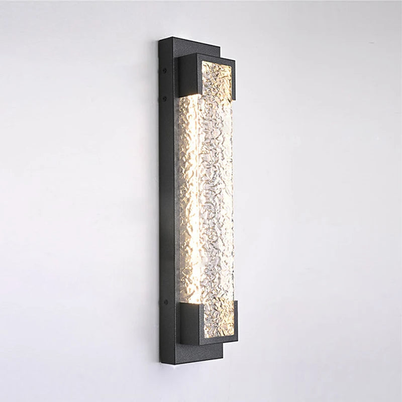 LED-Kaskaden-Wandlampe aus Stahl