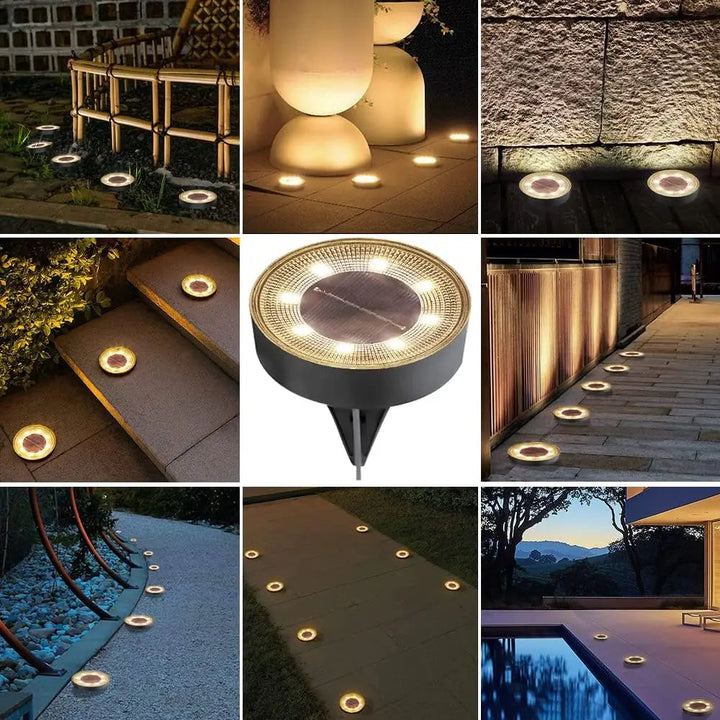 LED Solar Gartenstrahler Set