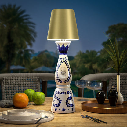 Kabellose Flaschenlampe mit USB-Aufladung für drinnen und draußen