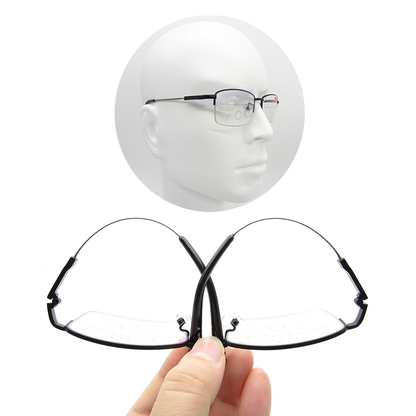 Unisex-Brille mit Blaulichtfilter und Smart Zoom