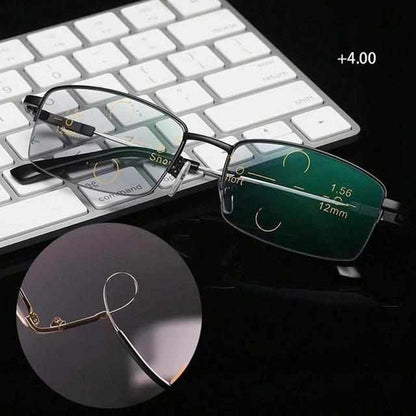Unisex-Brille mit Blaulichtfilter und Smart Zoom