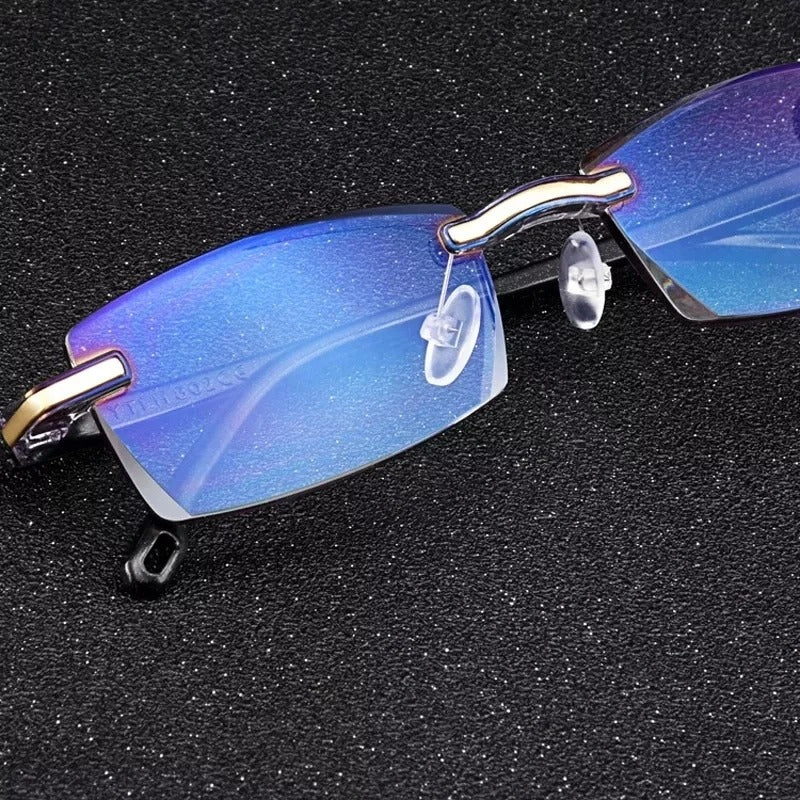 Randlose Sonnenbrille mit UV-Schutz – ultraleicht & stilvoll für Herren