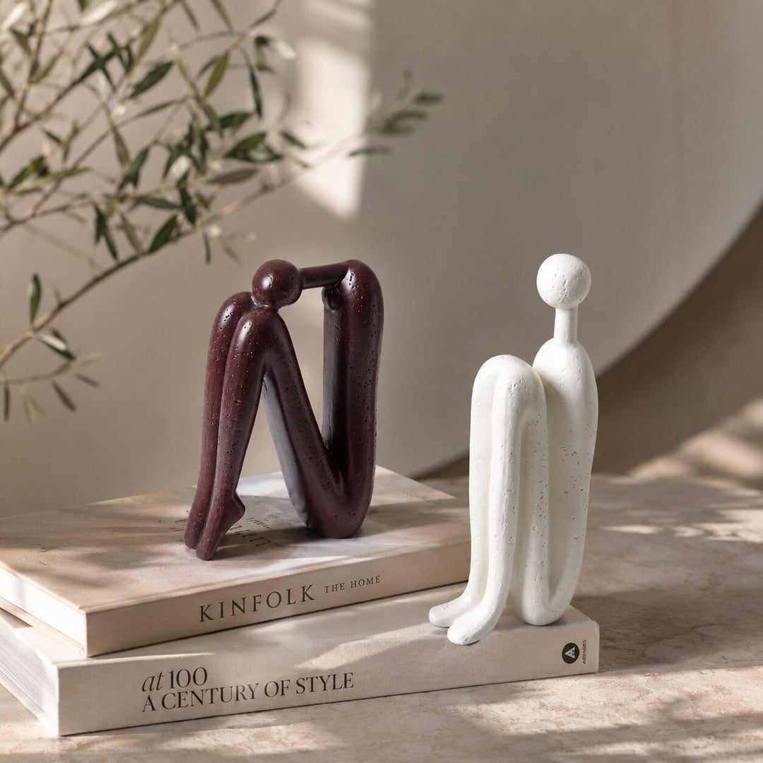 Elegante Buchhalter aus Porzellan für Regal und Schreibtisch