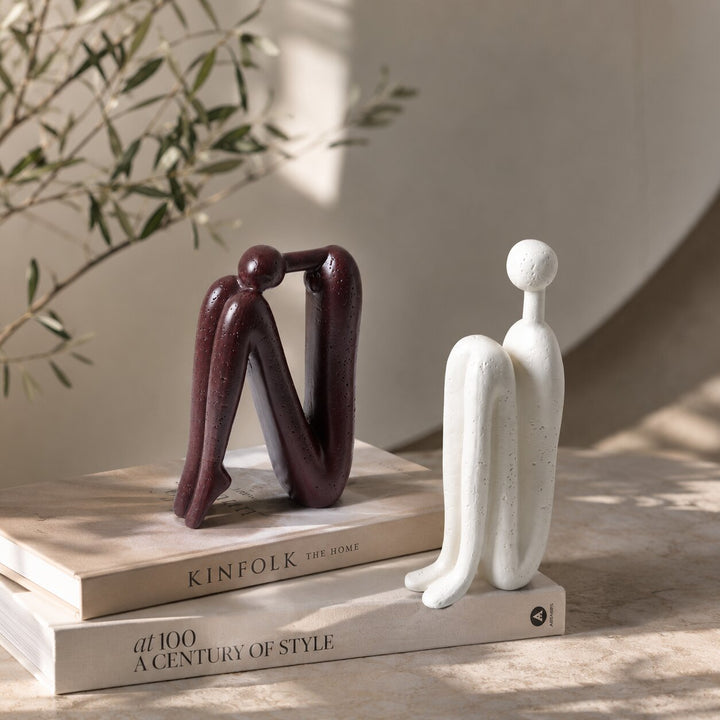 Elegante Buchhalter aus Porzellan für Regal und Schreibtisch