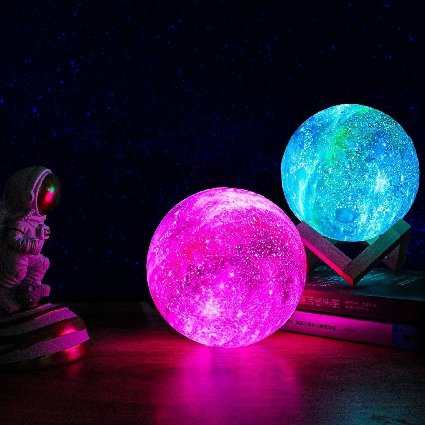 Kabellose Nachtlampe mit Sternendesign – dimmbar & wiederaufladbar für Schlafzimmer