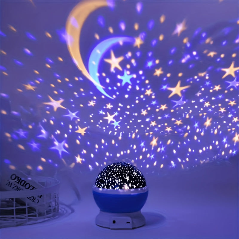 360° Sternenhimmel Projektor mit 12 Farbmodi – LED Galaxy Nachtlicht