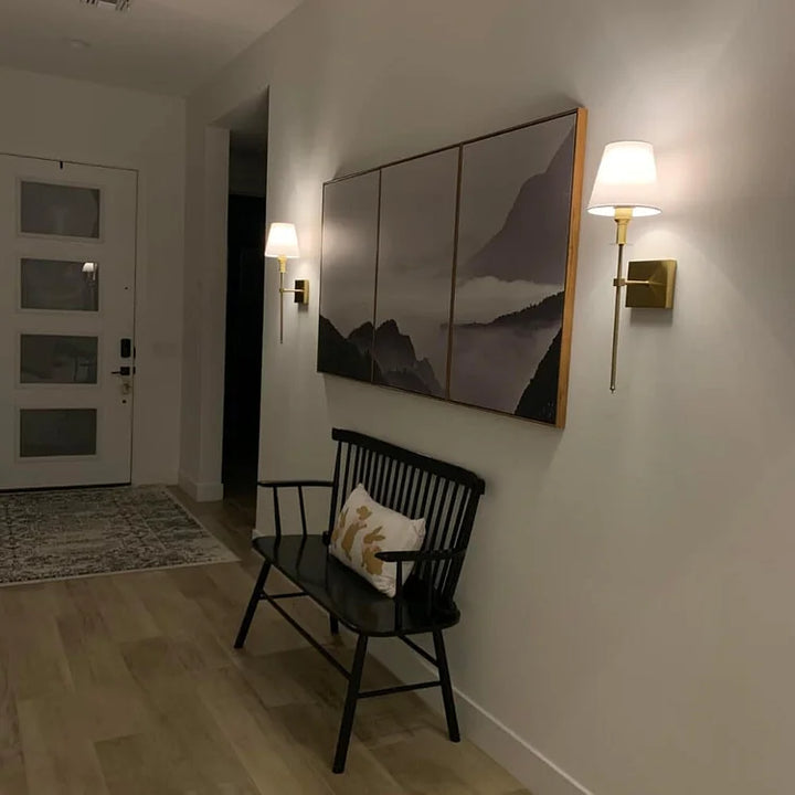 Kabellose LED Wandleuchte mit Akku und Fernbedienung im modernen Design