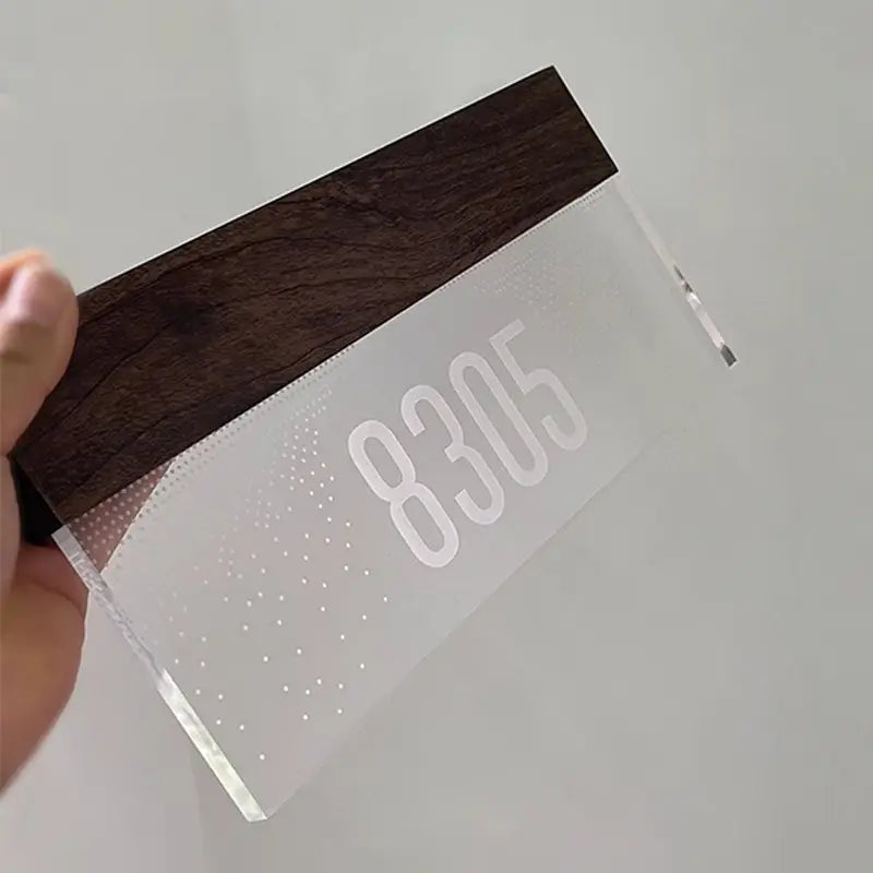 LED-Hausnummernschild Individuelles Design