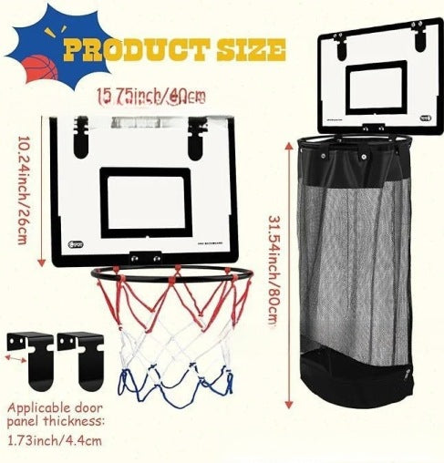 Wäschekorb Basketball Design Zur Türmontage