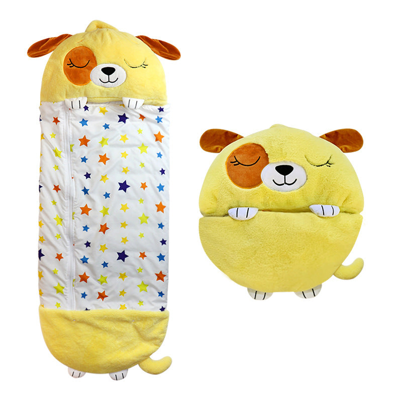 Kuscheliger Plüsch-Schlafsack für Kinder