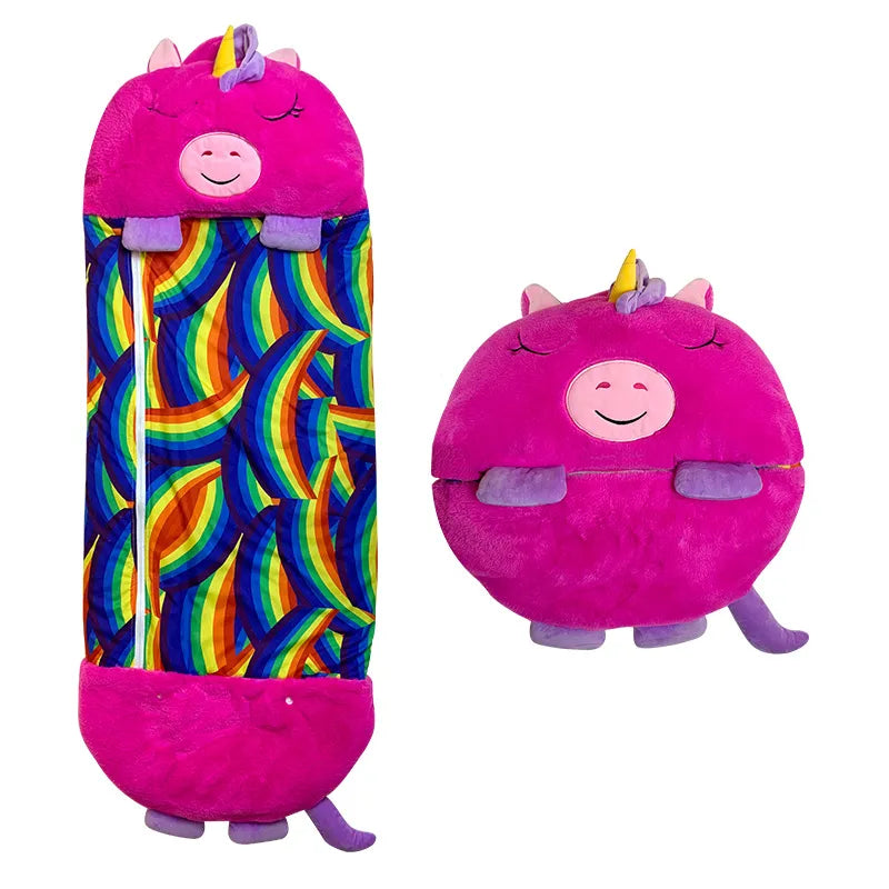 Kuscheliger Plüsch-Schlafsack für Kinder