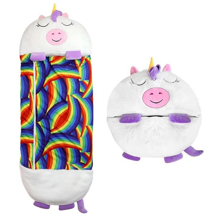 Kuscheliger Plüsch-Schlafsack für Kinder