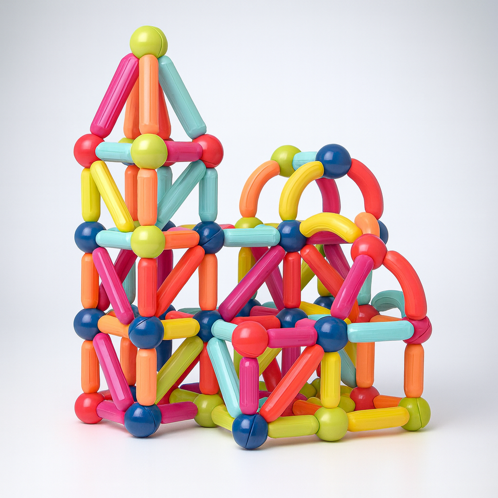 Magnetische Bausteine Lernspielzeug Set