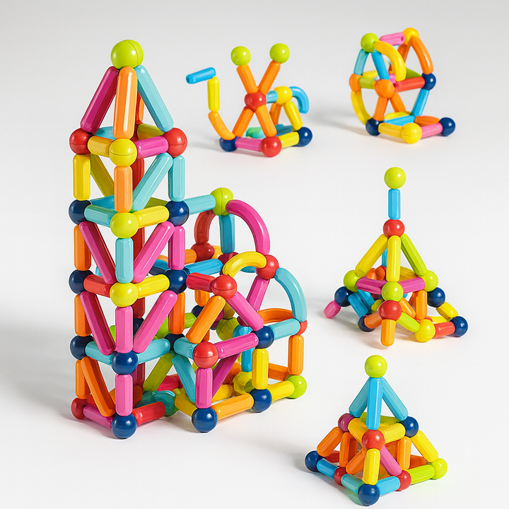 Magnetische Bausteine Lernspielzeug Set