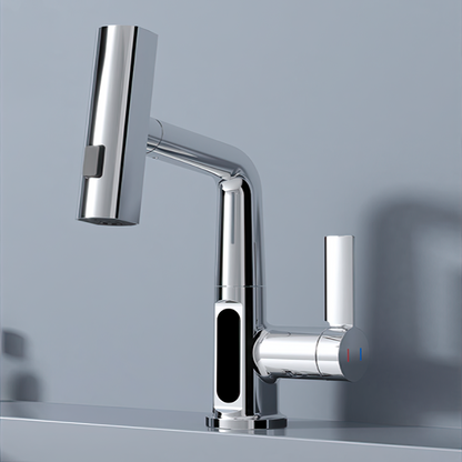 Digitaler Wasserhahn mit LED Temperaturanzeige & 360° Schwenkfunktion