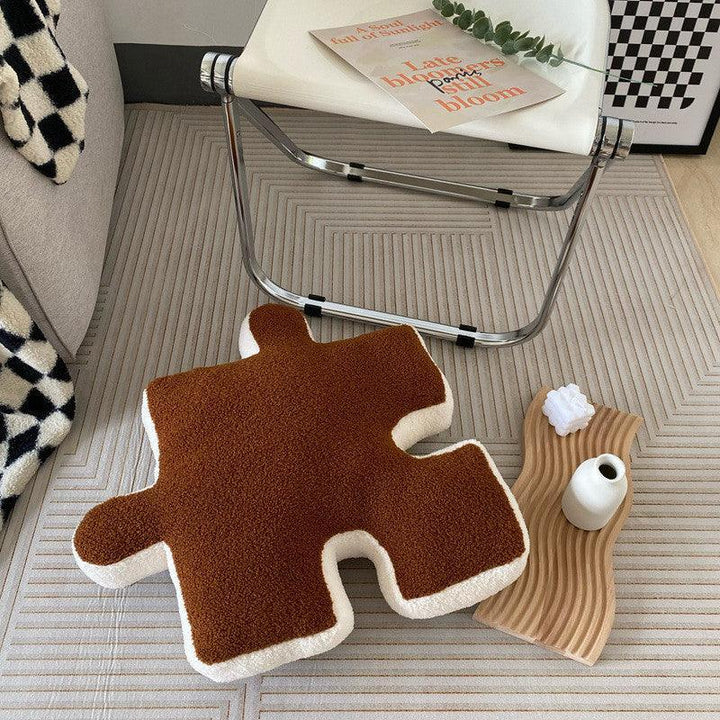 Sitzkissen In Puzzleform Aus Weichem Fleece