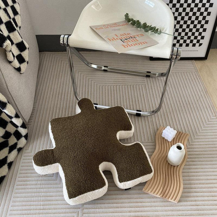 Sitzkissen In Puzzleform Aus Weichem Fleece