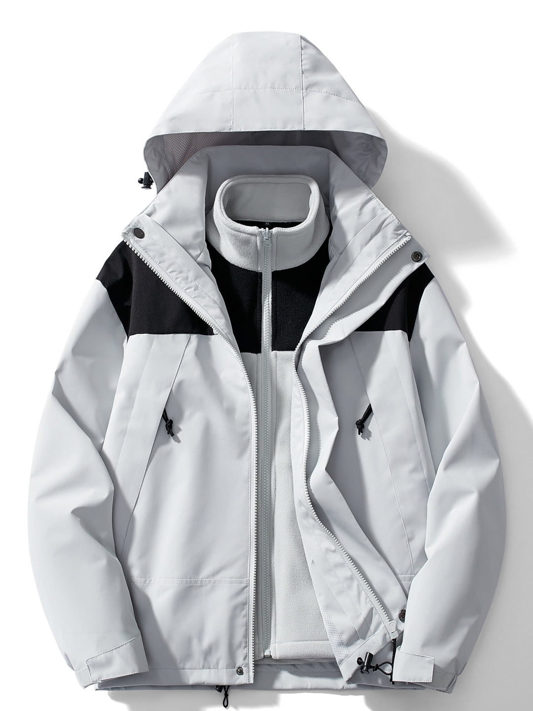 Herren Outdoor Winterjacke Mit Modulare 3 In 1 Funktion