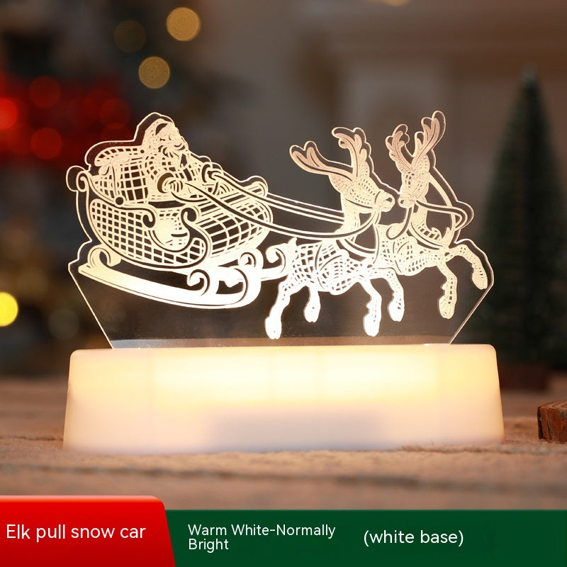 3D Acryl LED Dekolampe Als Nachtlicht