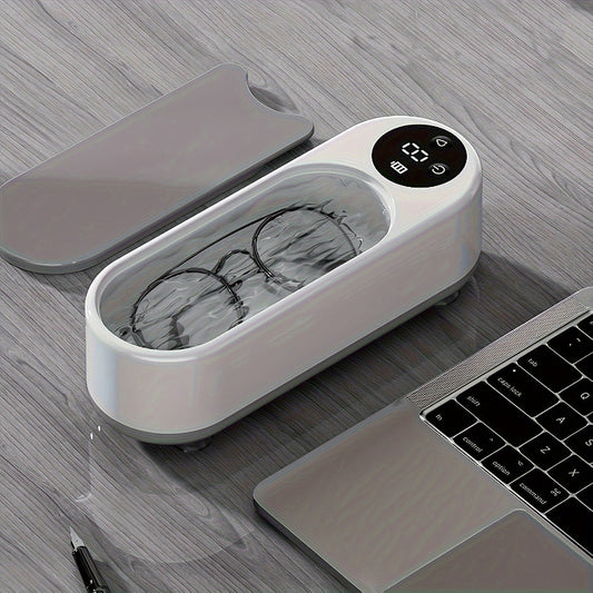 Drahtlose Ultraschall-Reinigungsmaschine für Brillen und Schmuck – Tragbar mit USB-Ladung