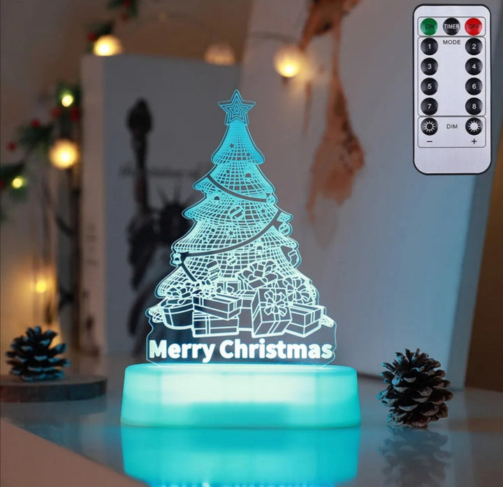 3D Acryl LED Dekolampe Als Nachtlicht