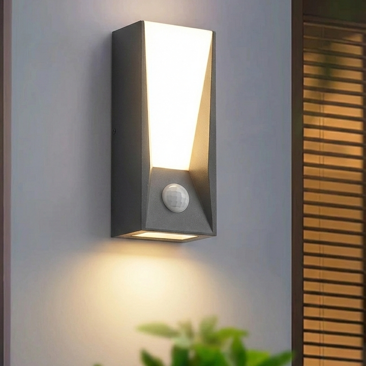 Außenwandleuchte mit Bewegungssensor Modernes Design
