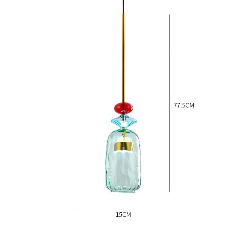 Pendelleuchte Aus Pressglas Höhenverstellbar