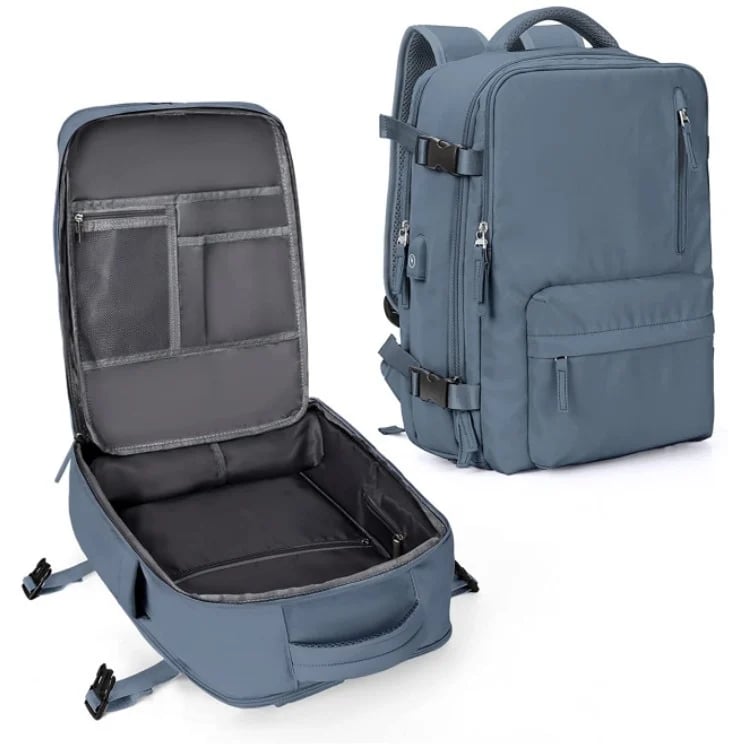 Wasserfester Damen Reiserucksack mit USB-Anschluss & Anti-Diebstahl-Fach