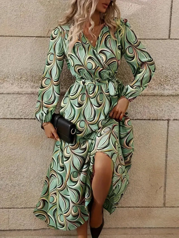 Women’s Wrap Neckline Dress