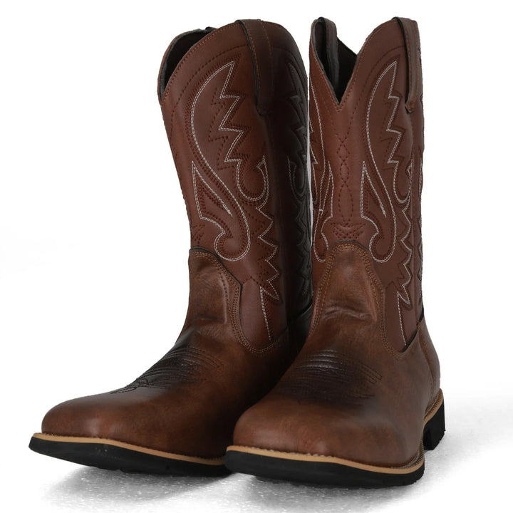 Damen Cowboy Stiefel Mit Totem Muster