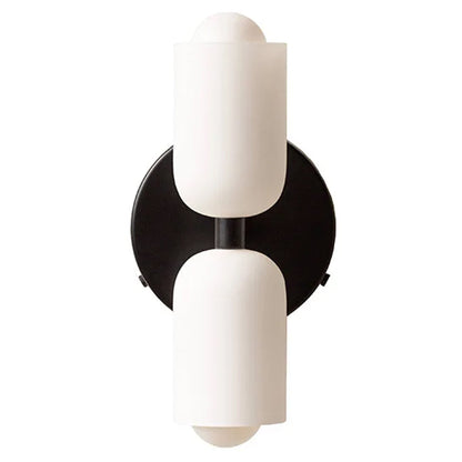 Moderne Wandleuchte Dot mit doppeltem Leuchtkopf