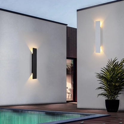 Moderne Aluminium Wandleuchte Mit Led Beleuchtung