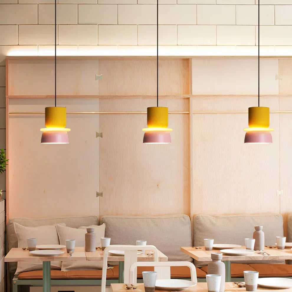 Pendelleuchte im Nordic Macaron Stil mit LED